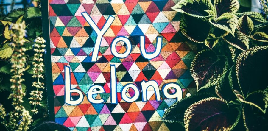 You belong