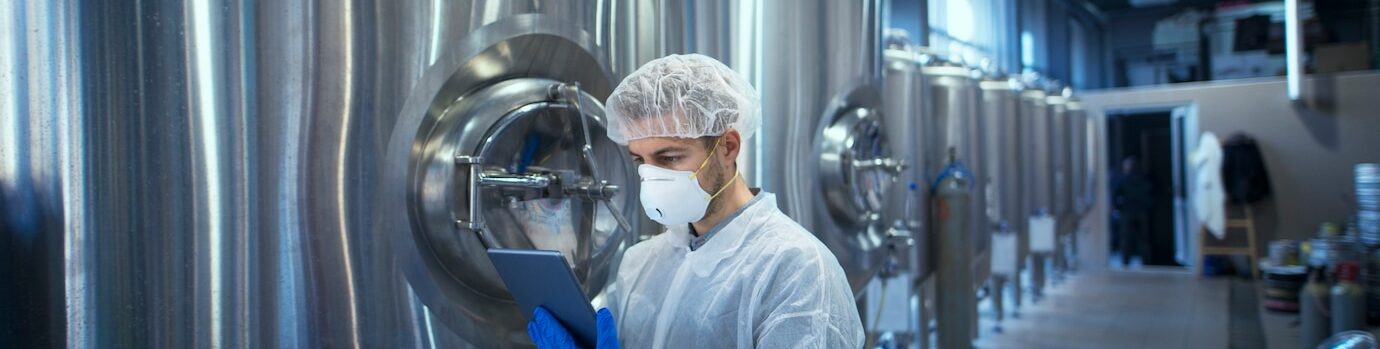 Technicien usine uniforme production alimentaire